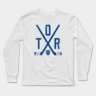 TOR Retro Sticks - White Long Sleeve T-Shirt